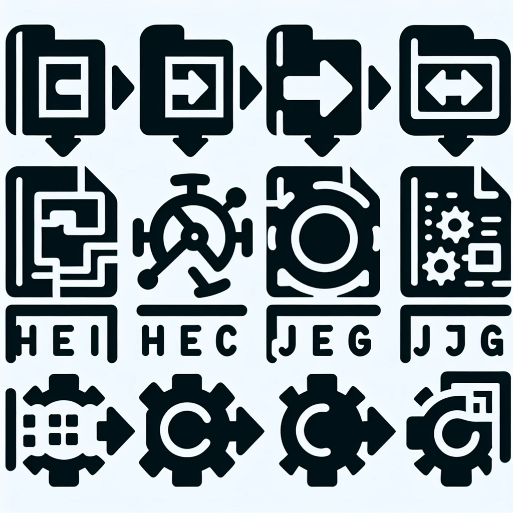 "Imagem mostrando o processo de conversão de arquivos HEIC para JPG usando o site HEIC2JPG.cc, destacando a interface do usuário e opções disponíveis no guia completo e gratuito."